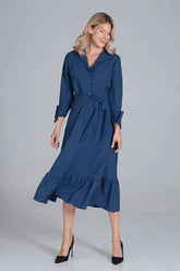 Figl elastic band maxi dress  Adomoo